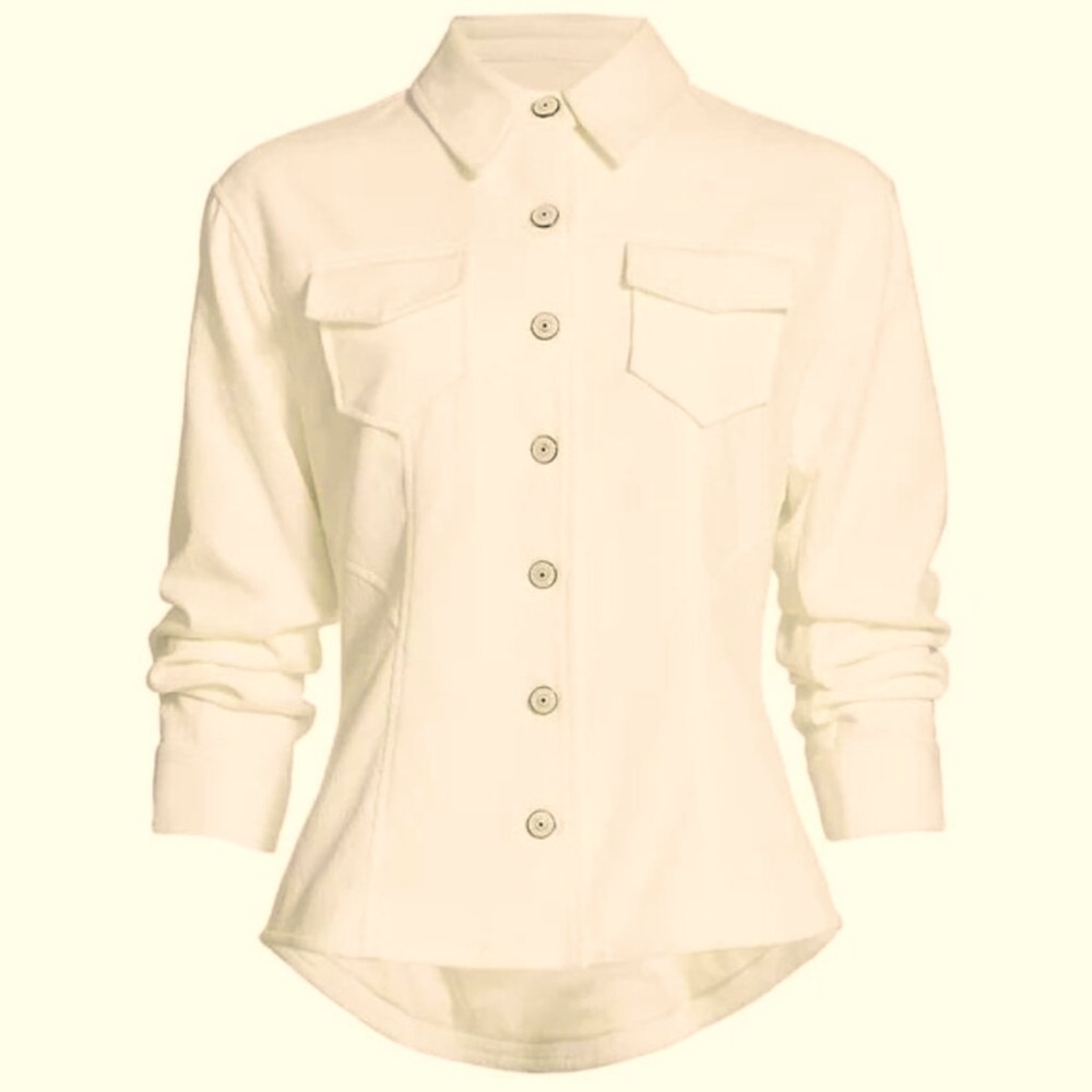 Cinq a Sept Scrunched Canyon Corduroy Jacket Sz 12 - Picture 7 of 14